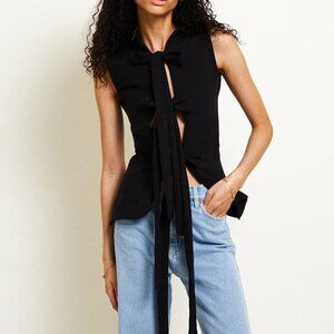 Elegant Black Sleeveless Top